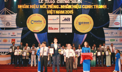 Công ty cổ phần Khai Sơn lọt vào top 30 thương hiệu nổi tiếng nhất Việt Nam 